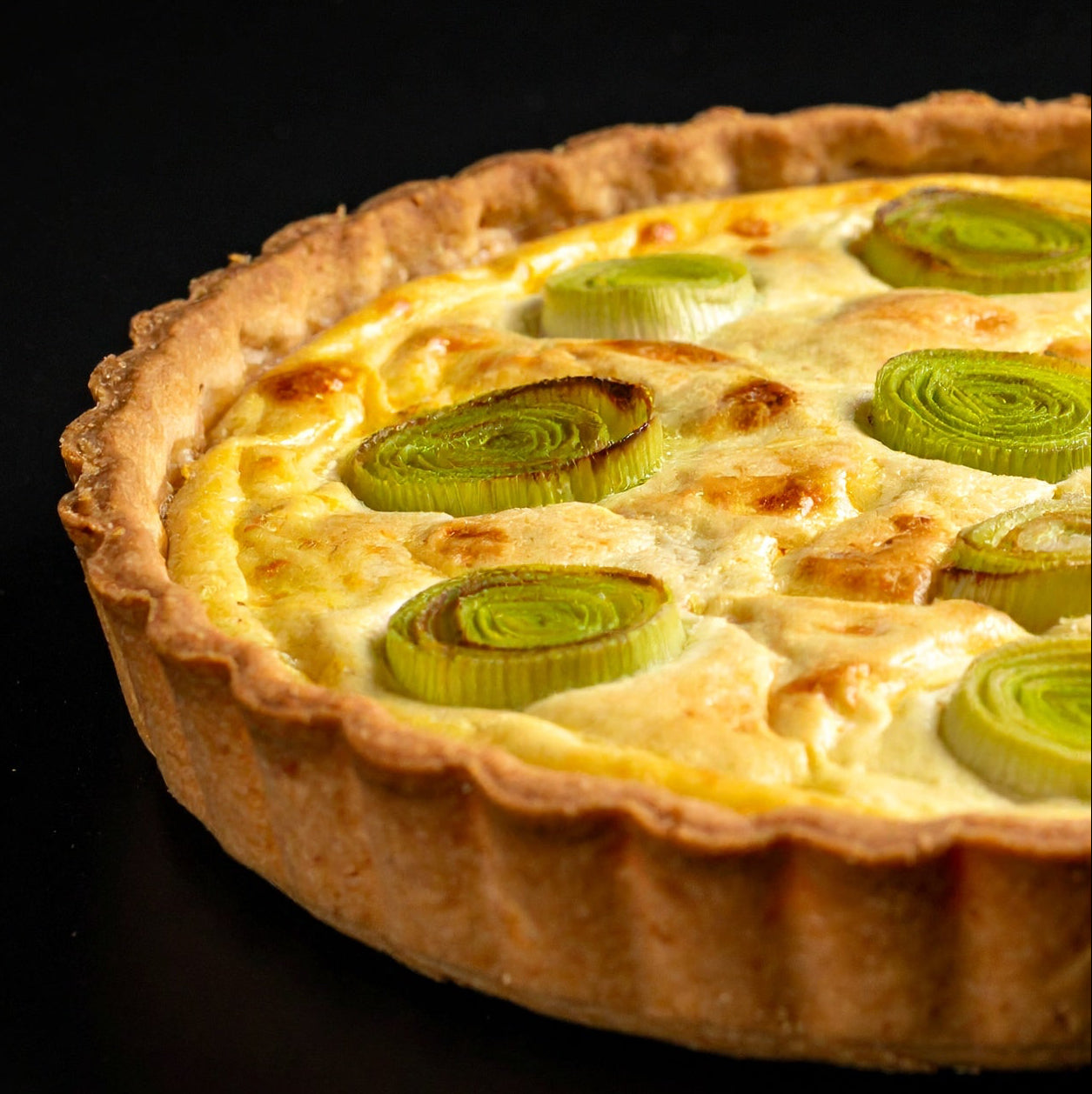 Tarte aux poireaux