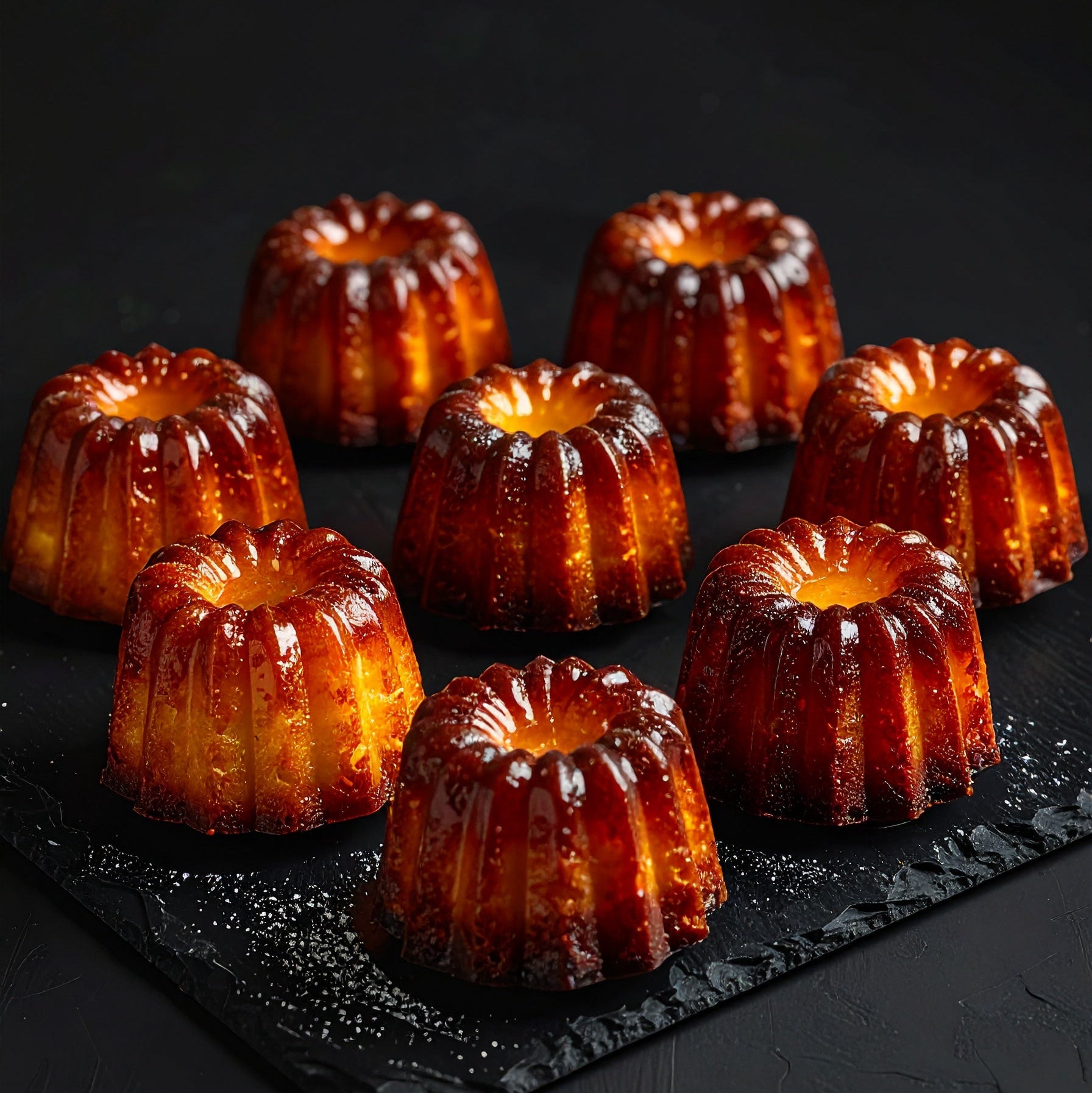 Mini canelés sucrés