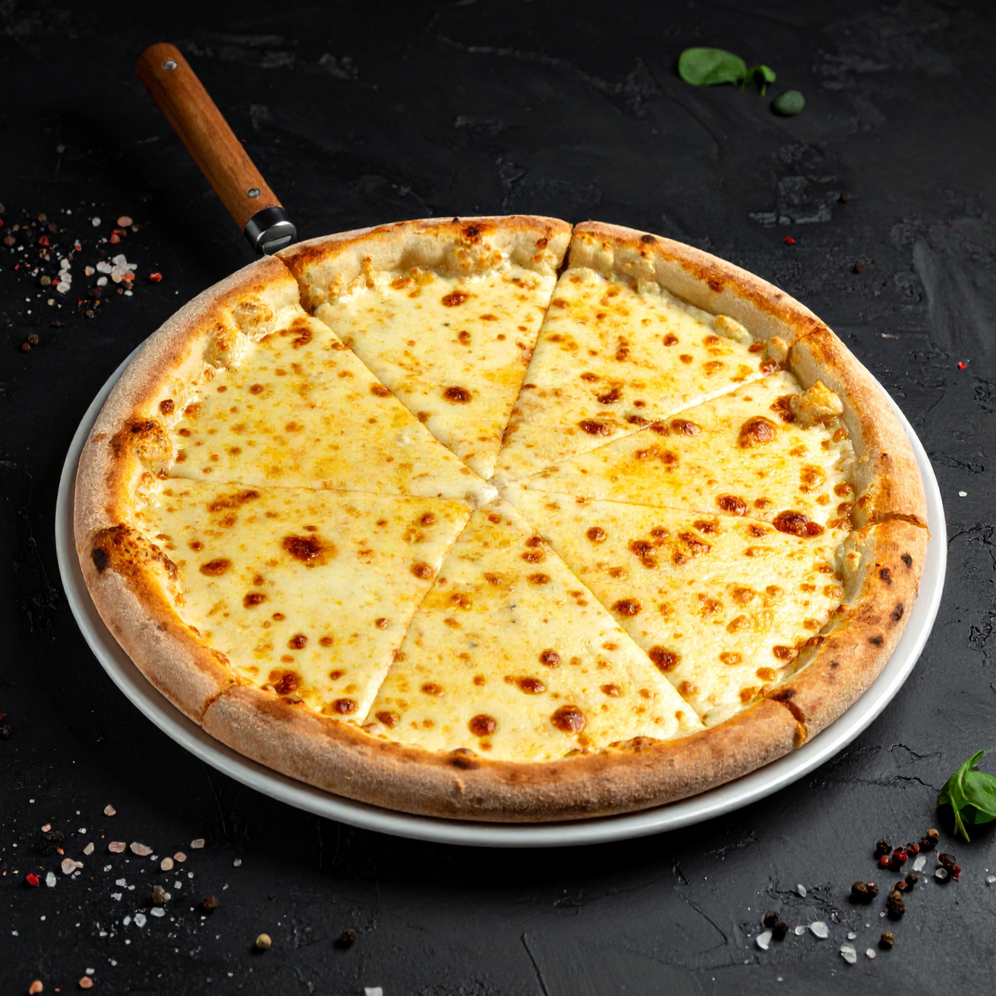 Pizza : 4 fromages ou Royale