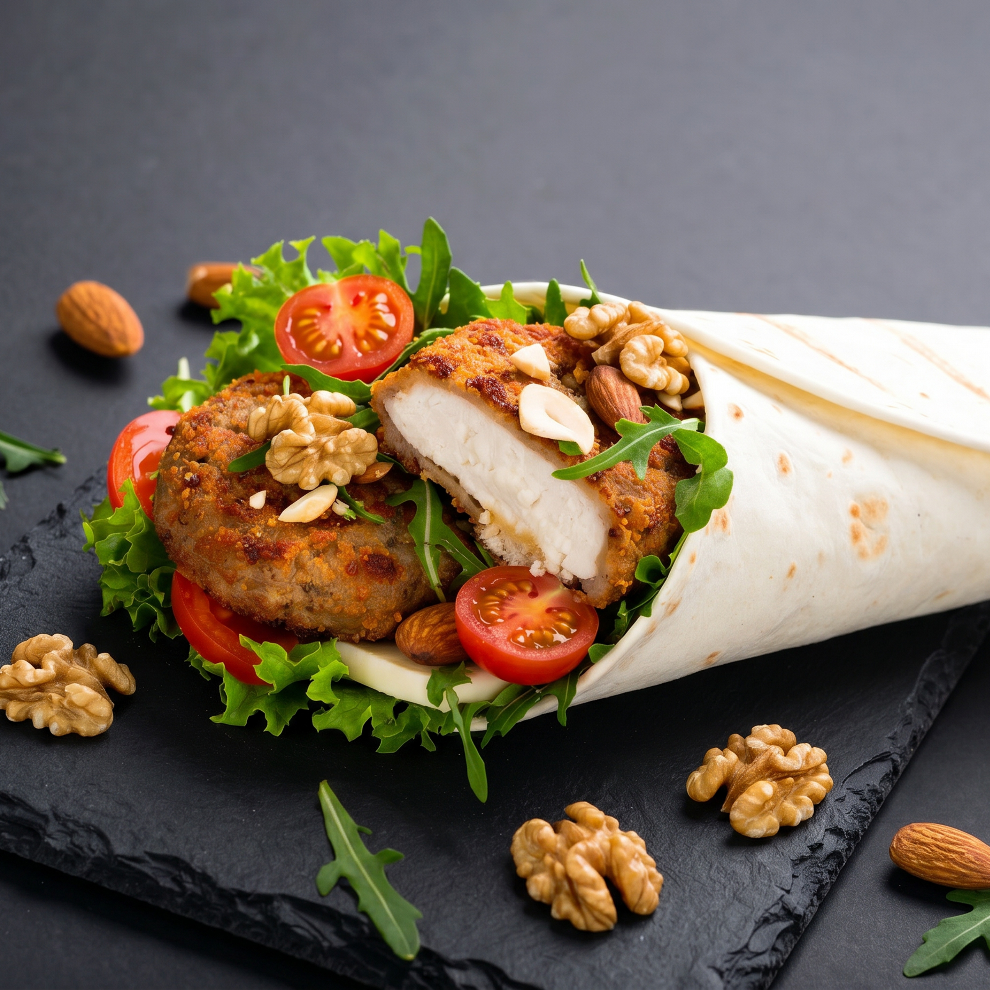 *Wrap Crousty Chèvre Miel