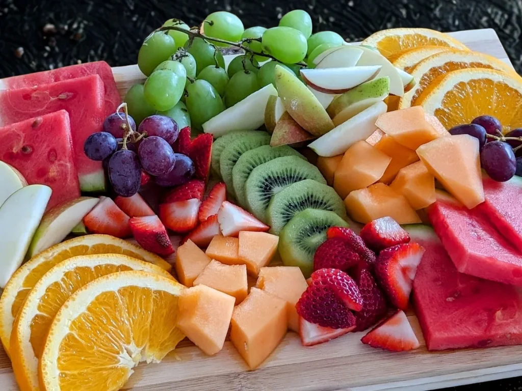 Buffet Équilibre — plateau de fruits frais, traiteur Déliss Marseille